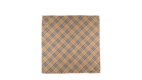 Foulard in twill di seta a quadri BURBERRY da donna 